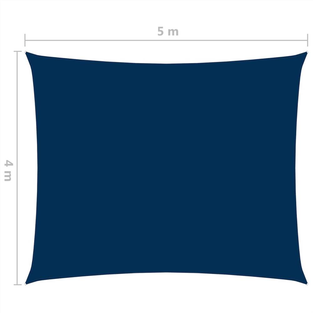 Sunshade Sail Oxford Fabric Rectangular 4x5 m Blue