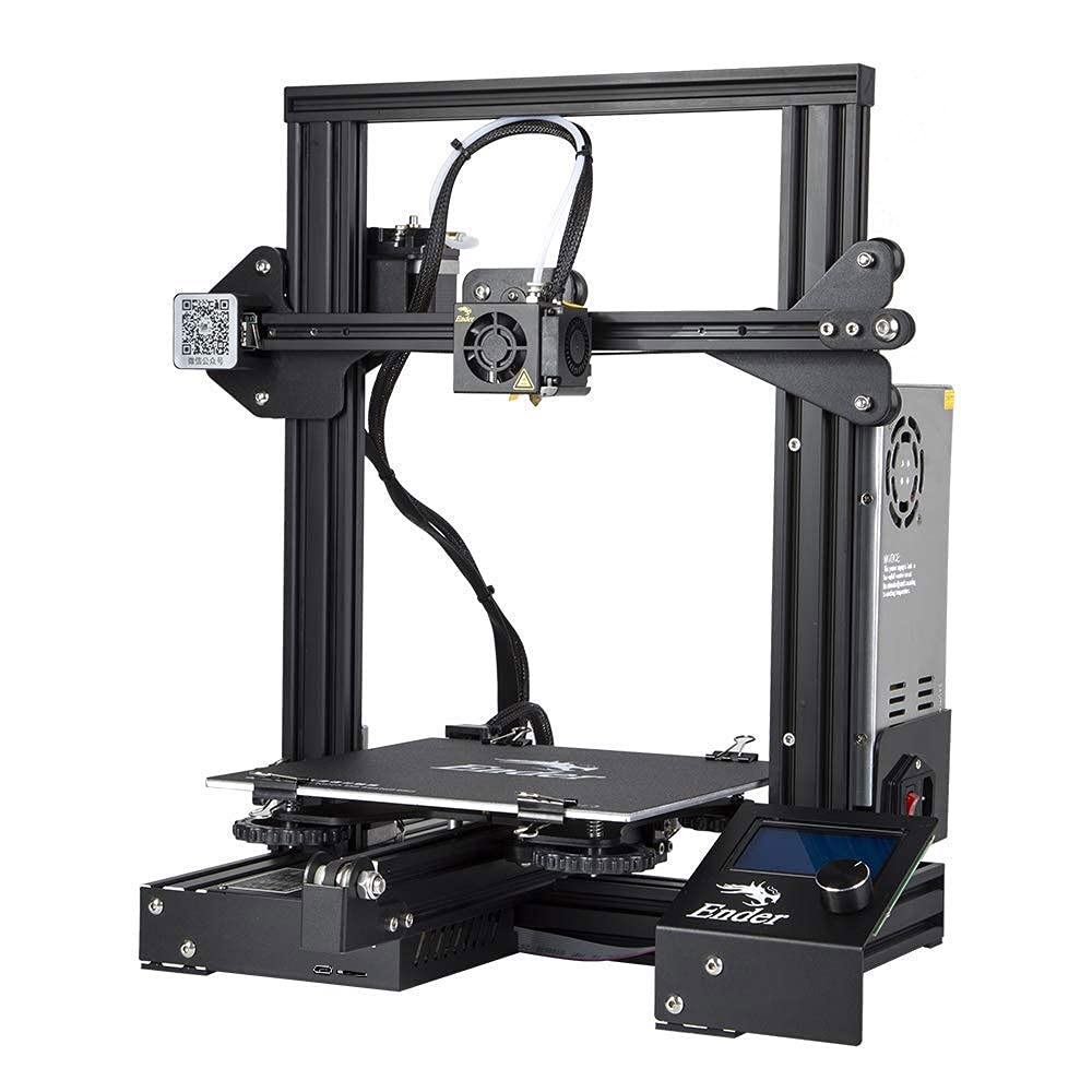 Creality 3D Ender 3 3D-Drucker aus Aluminium, Leiterplatte in Industriequalität, Lebenslauf drucken, 220 x 220 x 250 mm