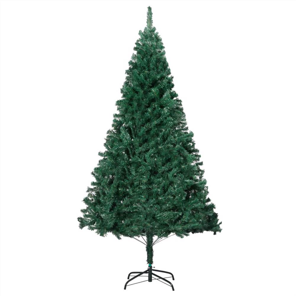 Artificial Christmas Tree with Thick Branches Green 120 cm PVC