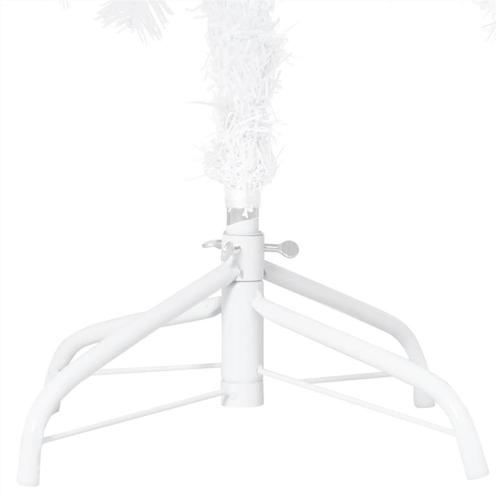 Artificial Christmas Tree with Thick Branches White 120 cm PVC