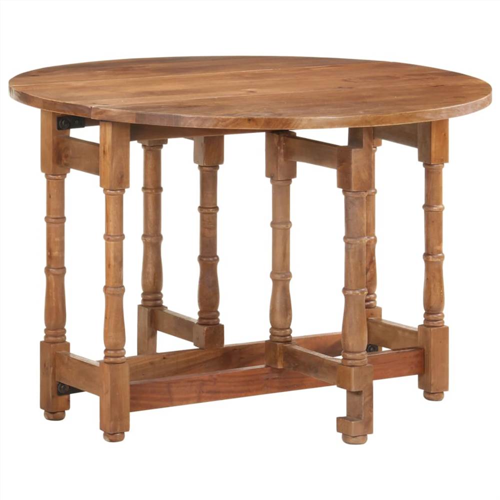 

Dining Table Round 110x76 cm Solid Mango Wood