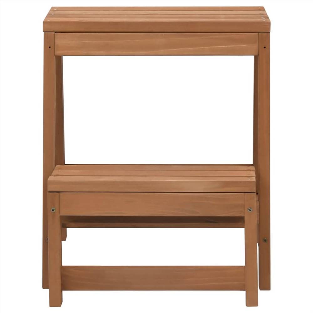 Foldable Step Stool Solid Firwood 9 Foldable Step Stool Solid Firwood