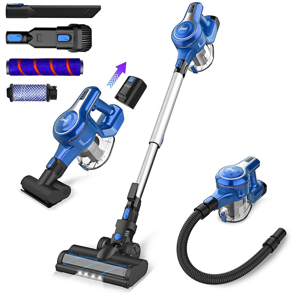 Inse S6 Cordless Handheld Vacuum, Rechargeable Hardwood Floor Vacuum Cleaner