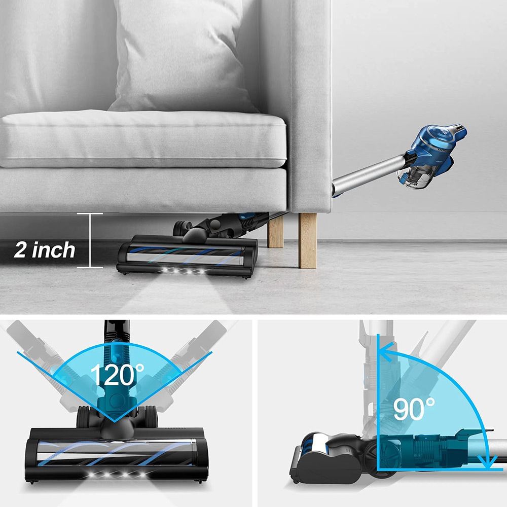 INSE S6P Cordless Handheld Vacuum Cleaner 23KPa Suction Blue