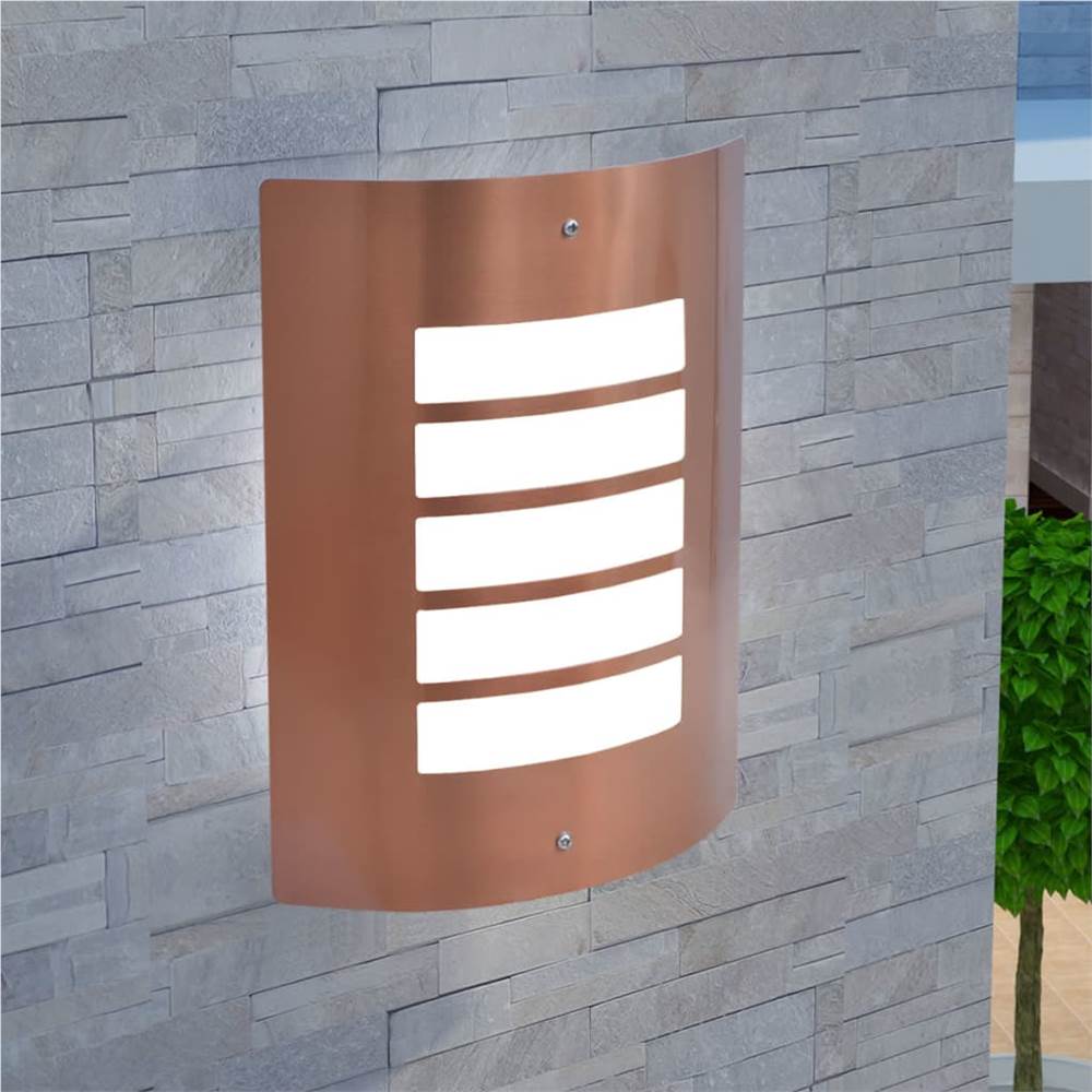 Outdoor Wall Light Stainless Steel Copper