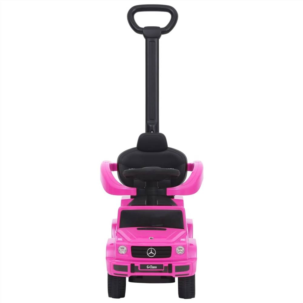 push pink car