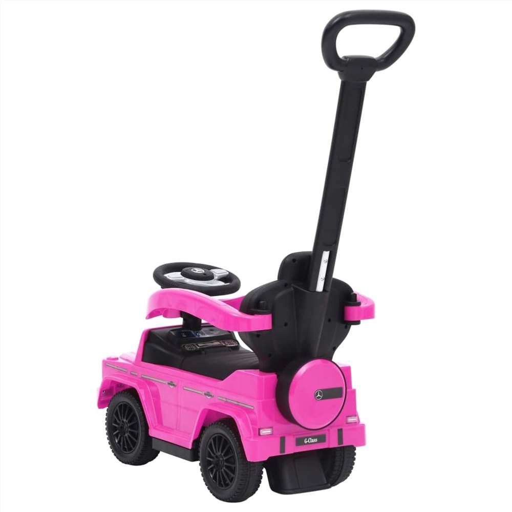 push pink car