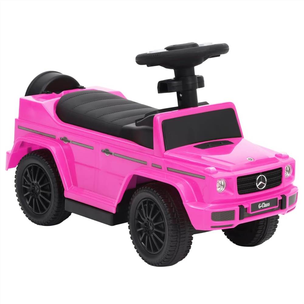 push pink car