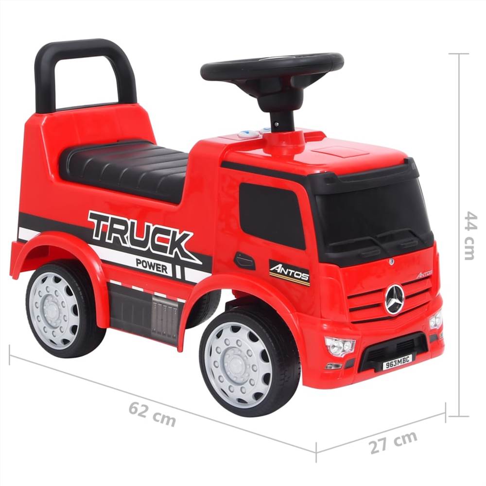 Step Car Mercedes-Benz Truck Red