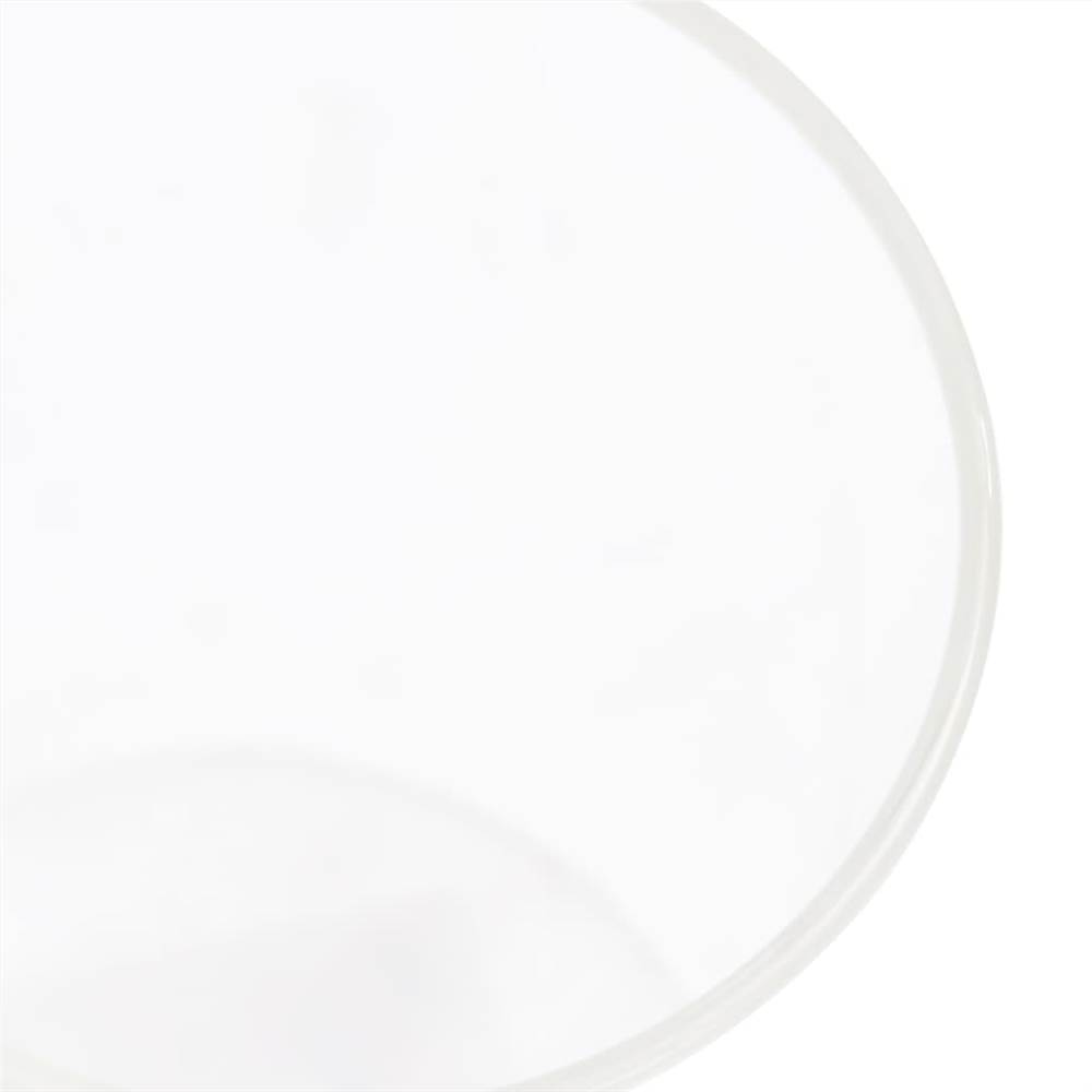 Storage Glass Jars with Bamboo Lid 6 pcs 1000 ml