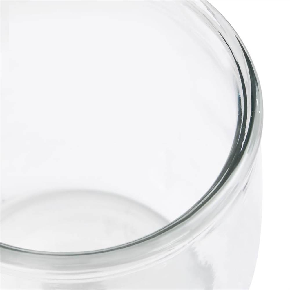 Storage Glass Jars with Lid 4 pcs 2000 ml
