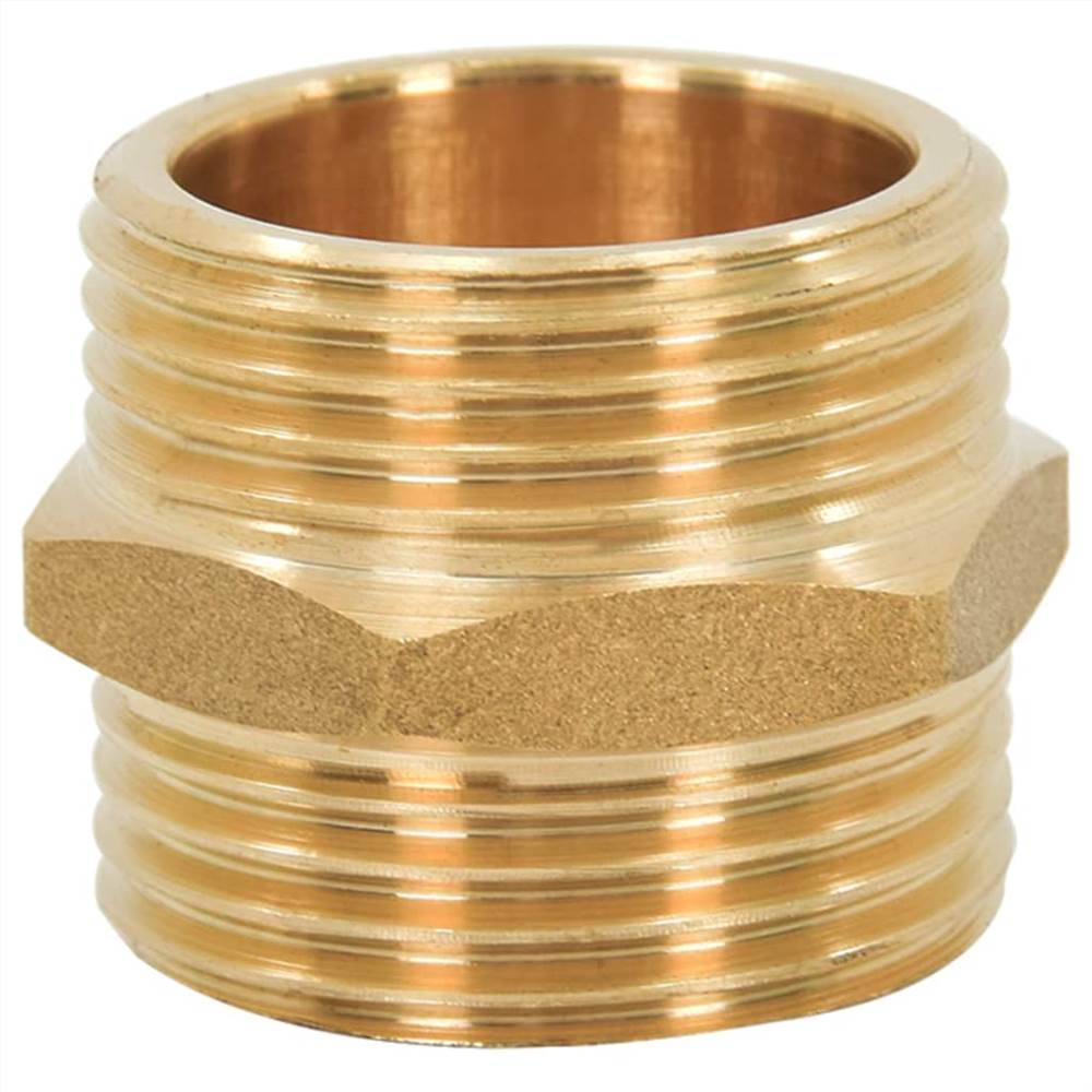 Suction Hose with Brass Connectors 10 m 25 mm Black