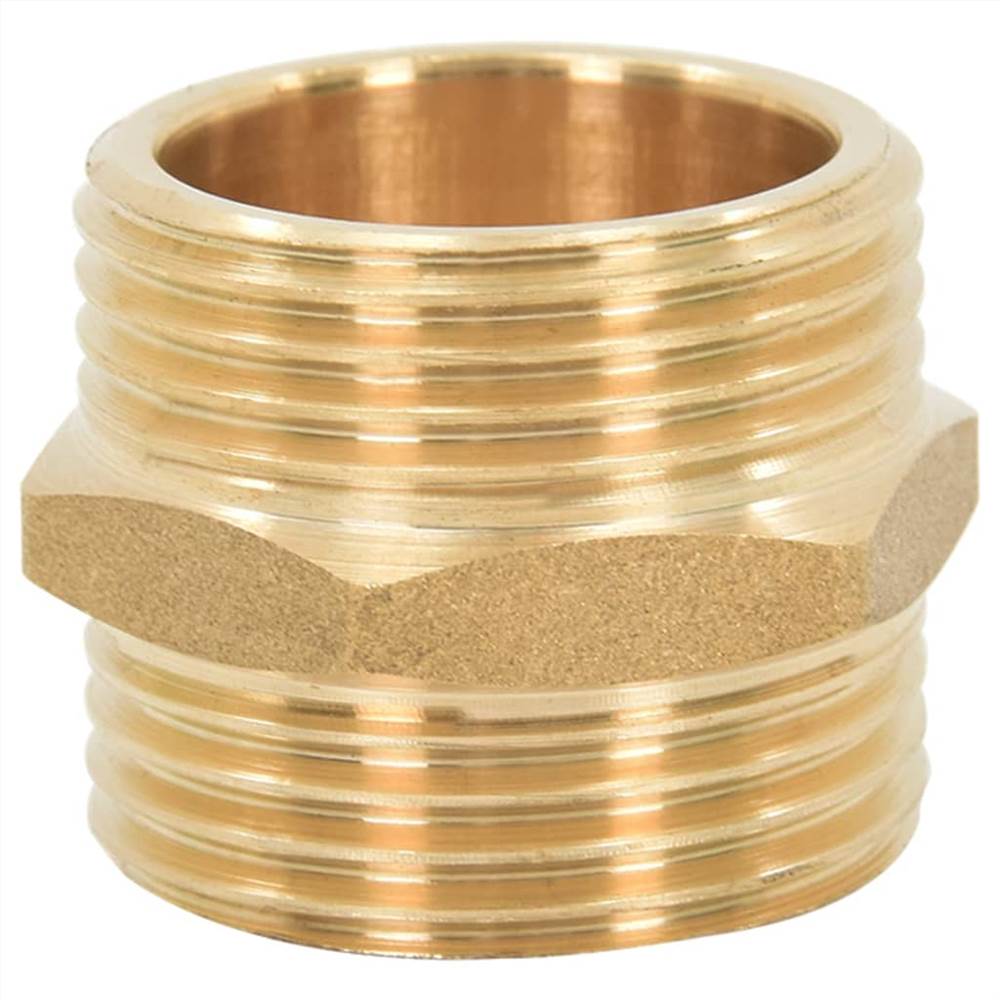 Suction Hose with Brass Connectors 25 m 25 mm Green