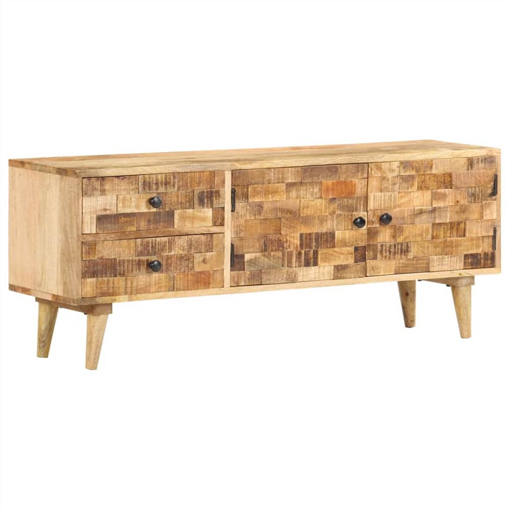 

TV Cabinet 120x30x45 cm Solid Mango Wood