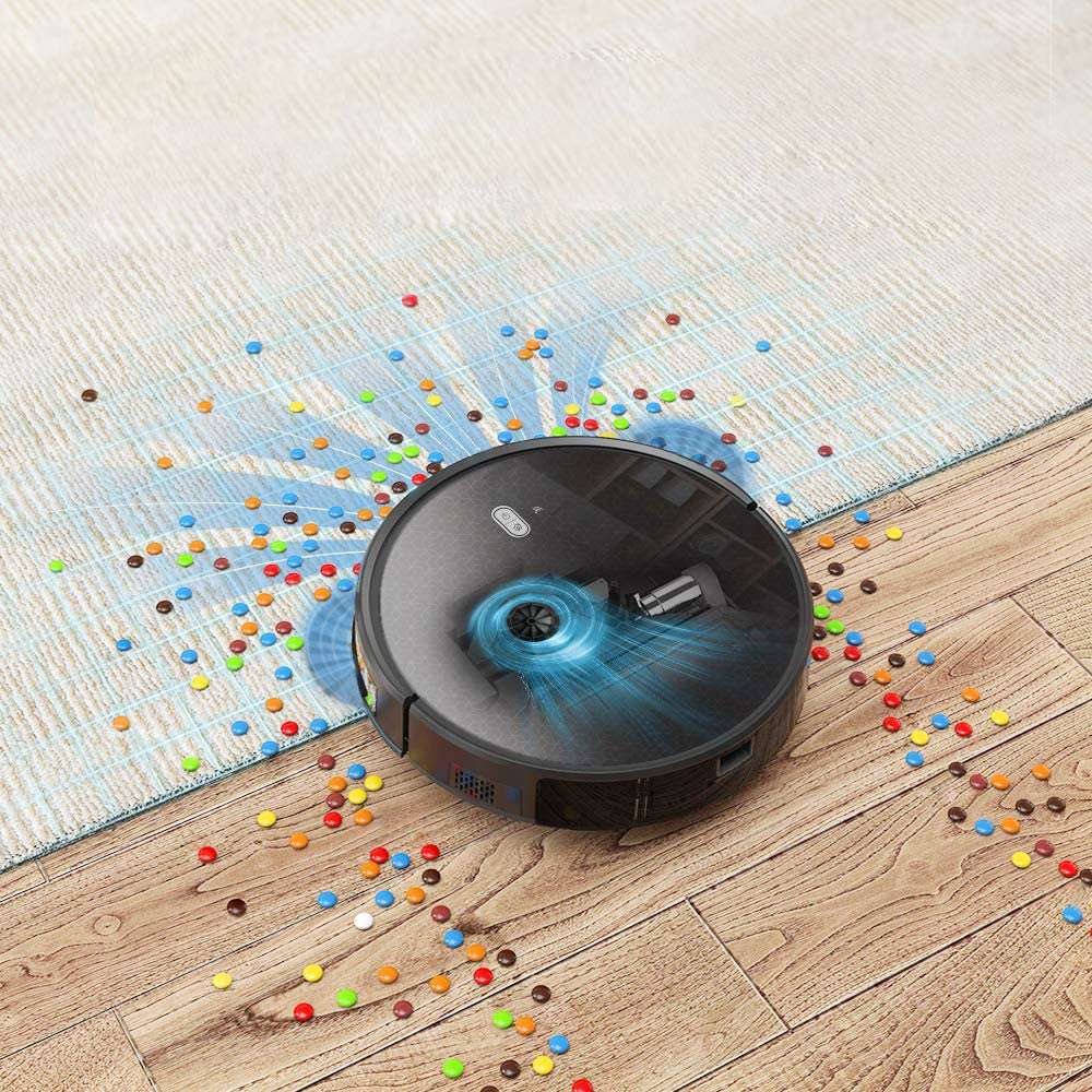 Tesvor M1 Robot Vacuum Cleaner 4000PA Suction Black