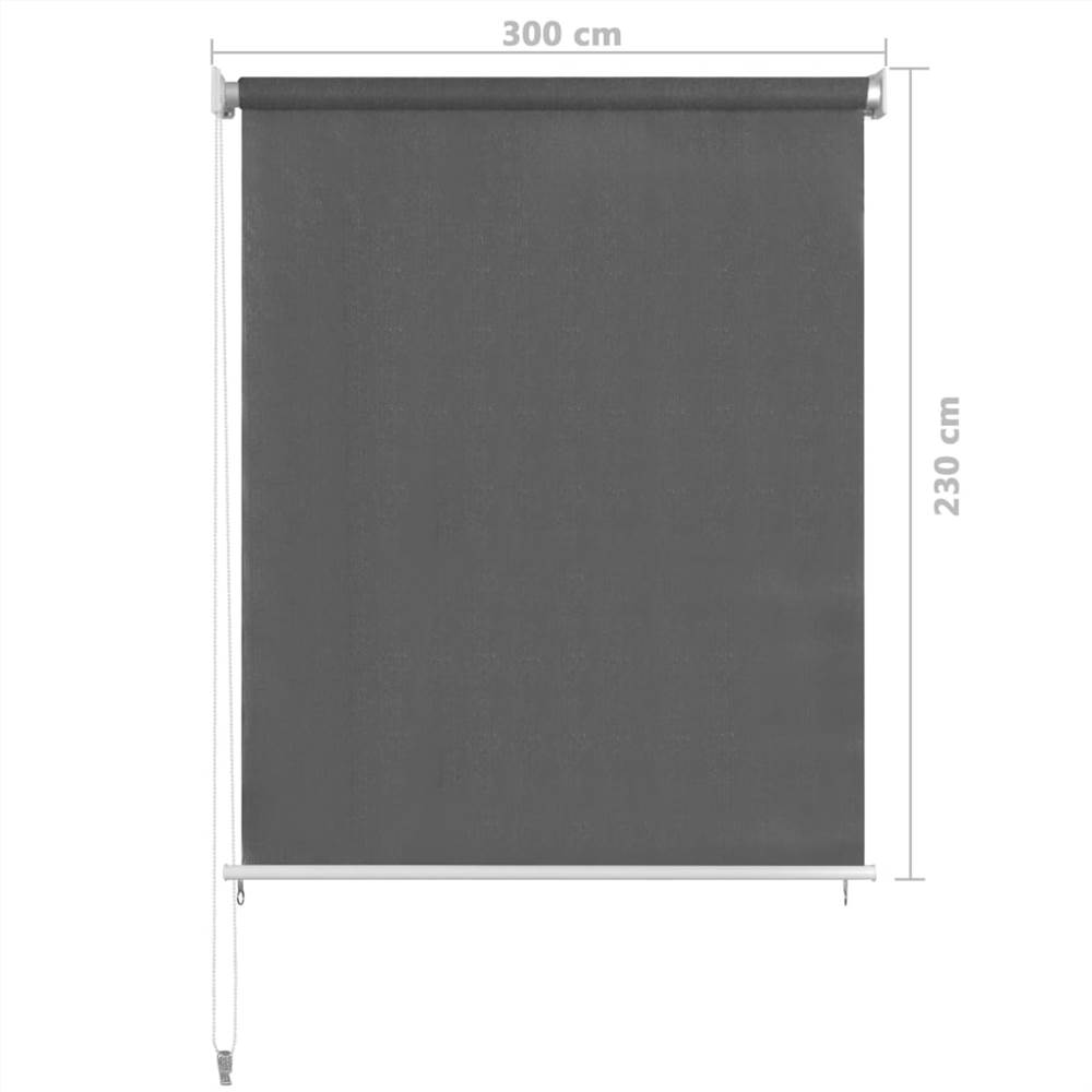 Outdoor Roller Blind 300x230 cm Anthracite