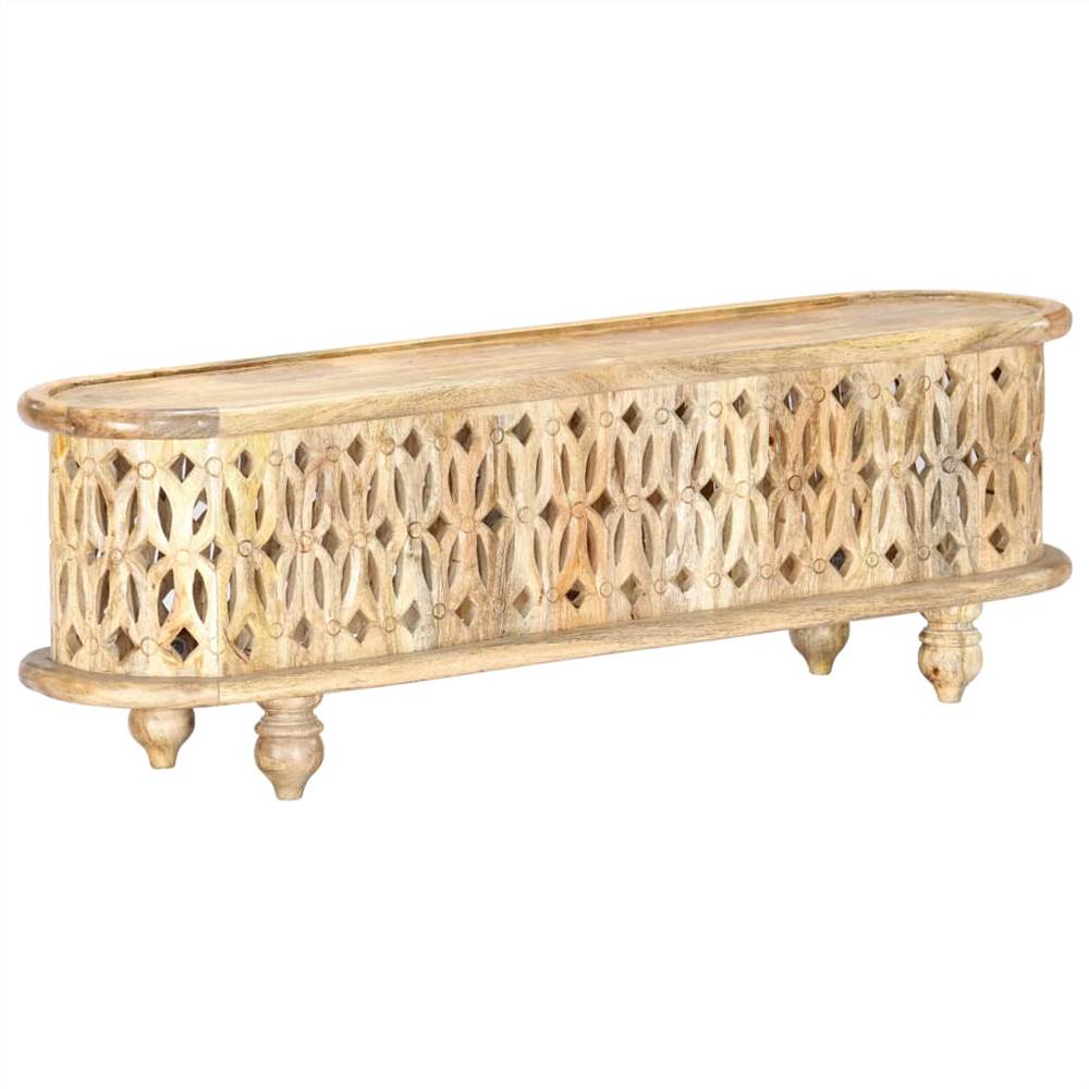 TV Cabinet 120x30x40 cm Solid Mango Wood