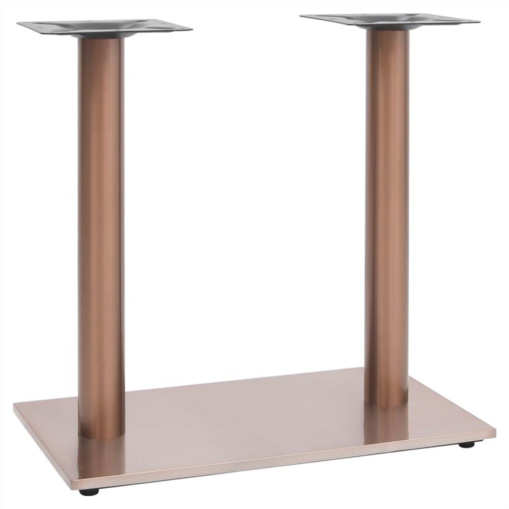 Bistro Table Leg Brass 70x40x72 cm Stainless Steel