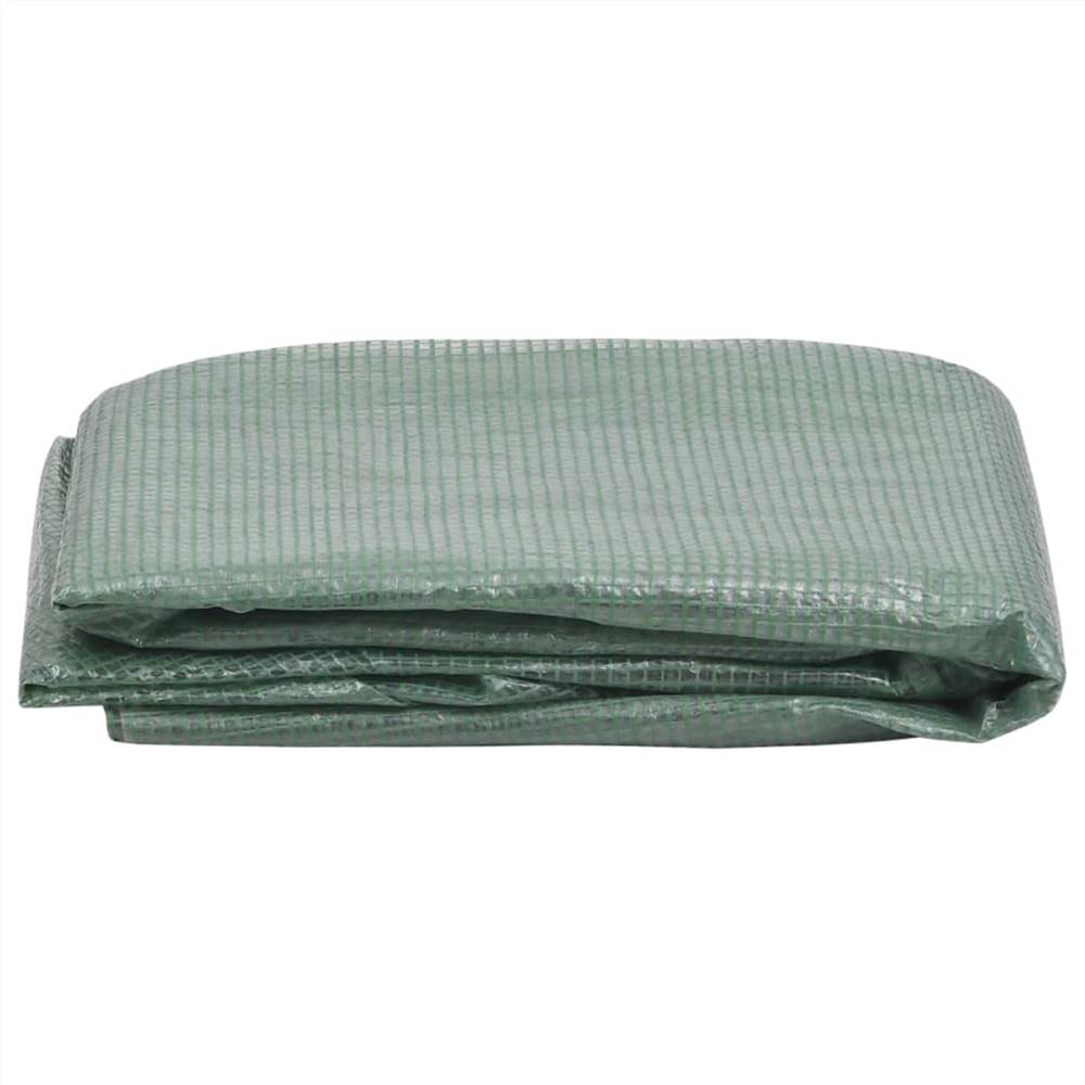 Greenhouse Replacement Cover (2.0449 m²) 143x143x195 cm Green