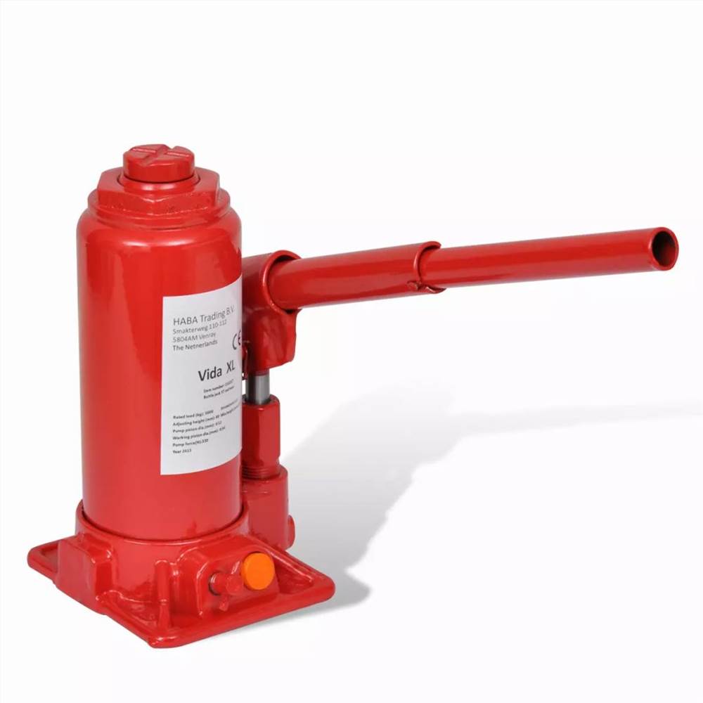 Hydraulic Bottle Jack 5 Ton Red Car Lift Automotive