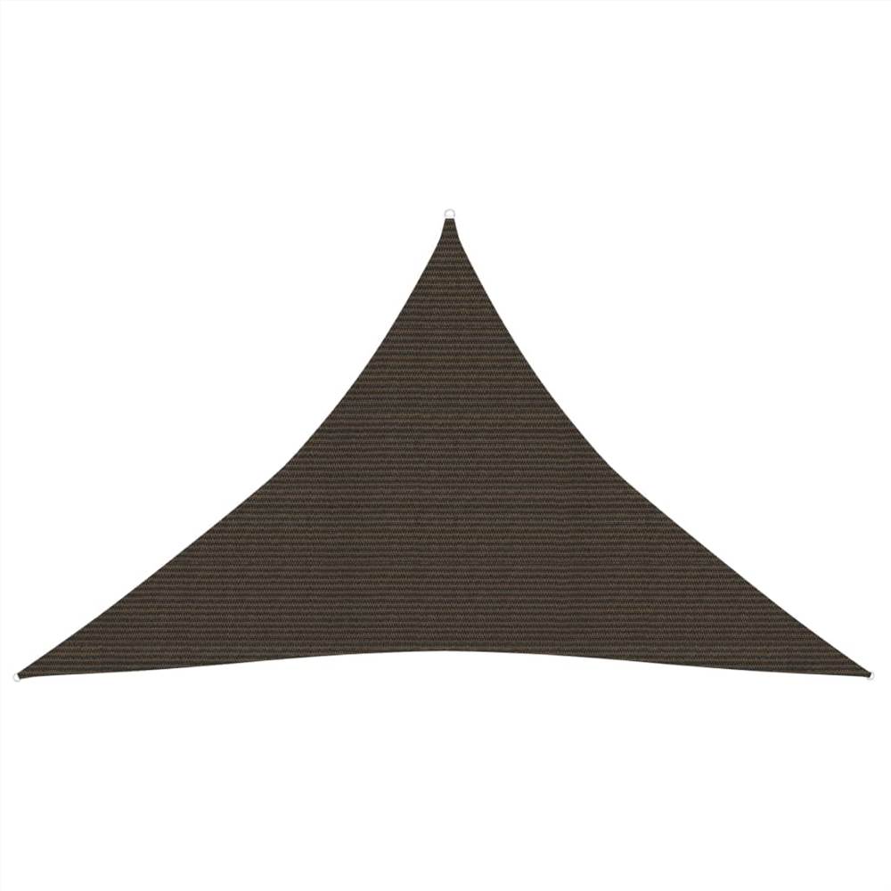 

Sunshade Sail 160 g/m² Brown 4x4x5.8 m HDPE