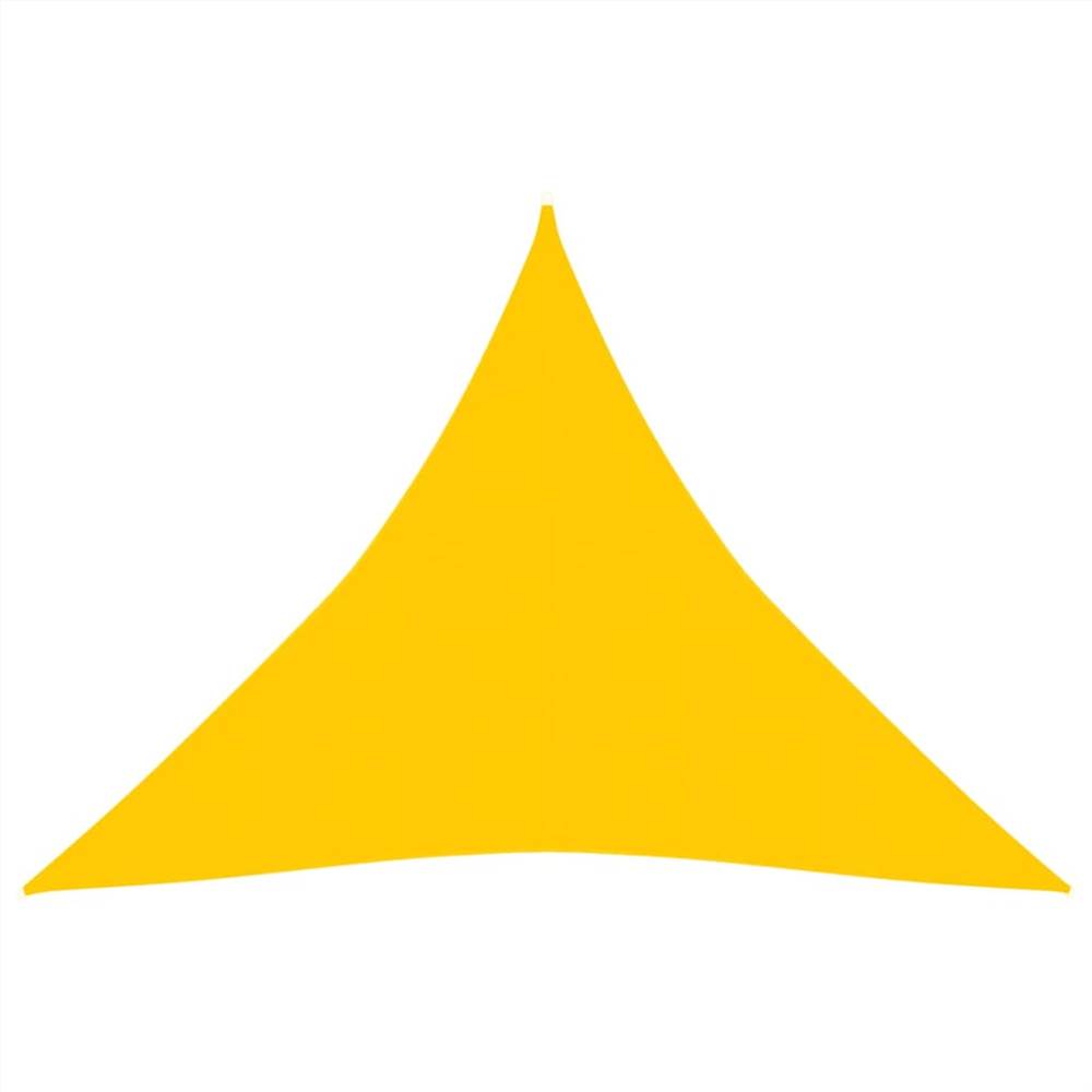 

Sunshade Sail 160 g/m² Yellow 3.6x3.6x3.6 m HDPE