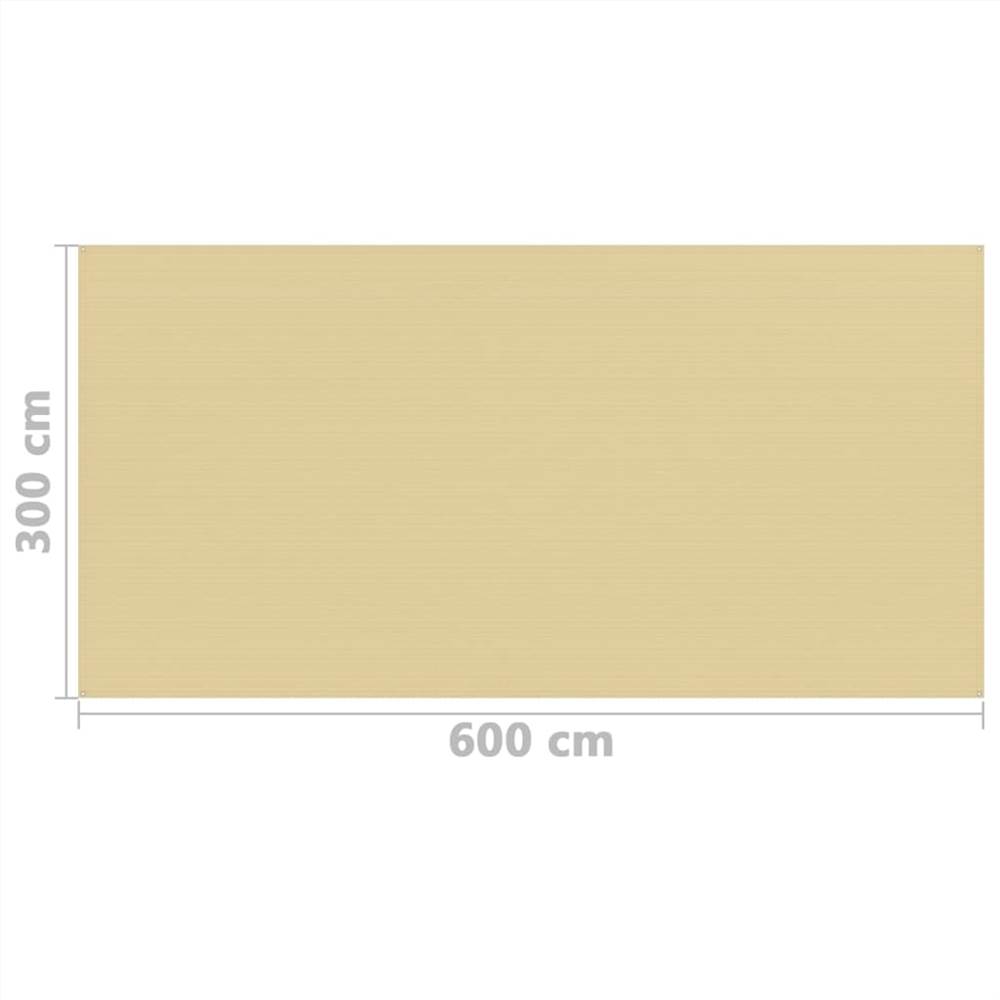 Tent Carpet 300x600 cm Beige
