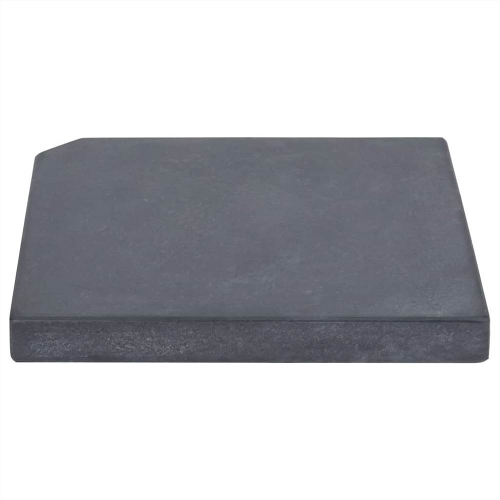 Umbrella Base Black 47x47x4.5 cm Granite
