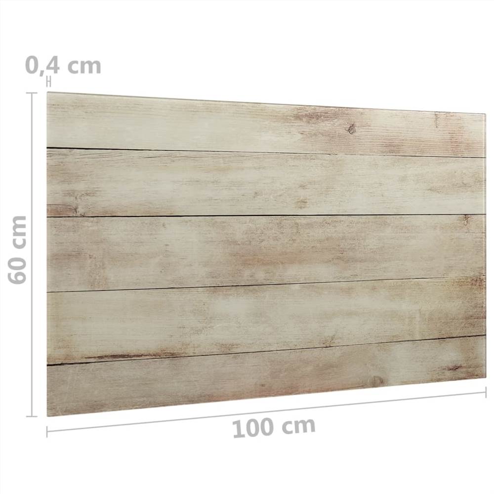 Wall Mounted Magnetic Board Glass 100x60 cm