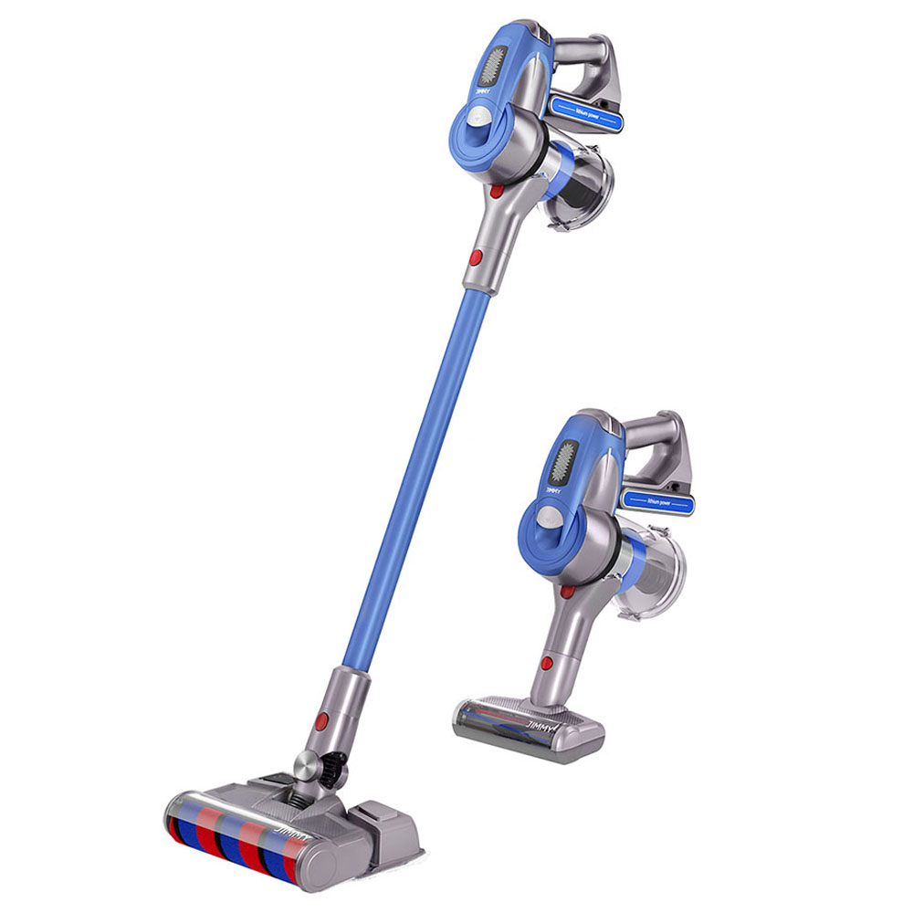 Xiaomi JIMMY JV83 Mopping Version Cordless Stick Vacuum Cleaner 2 in 1 Vacuuming Mopping 135AW Suction 60 Minute Run Time 200ml Water Tank Anti-winding Hair Mite Cleaning Global Version - Blue