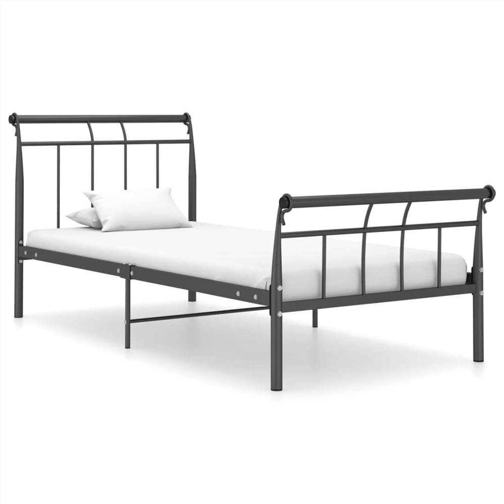 

Bed Frame Black Metal 90x200 cm
