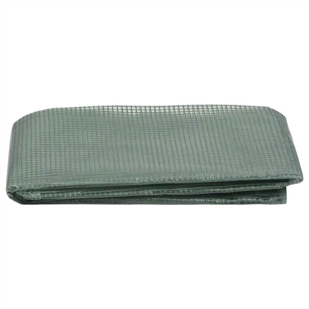 Greenhouse Replacement Cover (0.5 m²) 50x100x190 cm Green