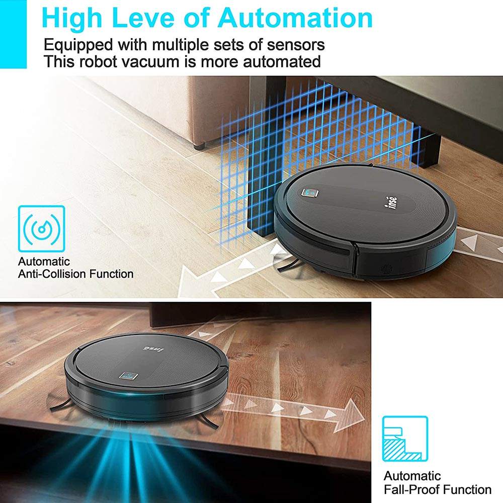 BRAND NEW IN BOX!! INSE retailer E6 Robot Vacuum Cleaner 2000Pa Powerful Suction Smart Ro