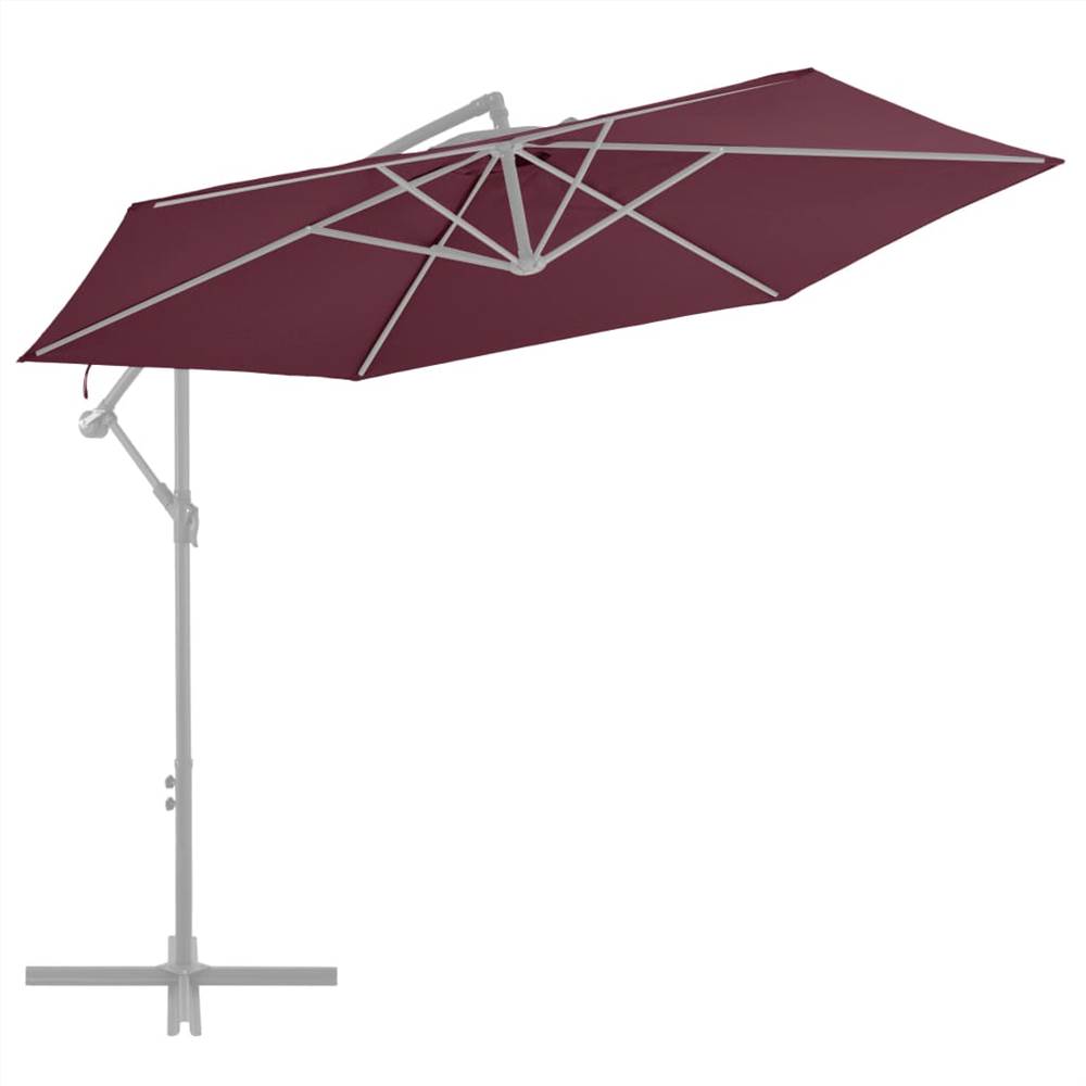 Replacement Fabric for Cantilever Umbrella Bordeaux Red 300 cm