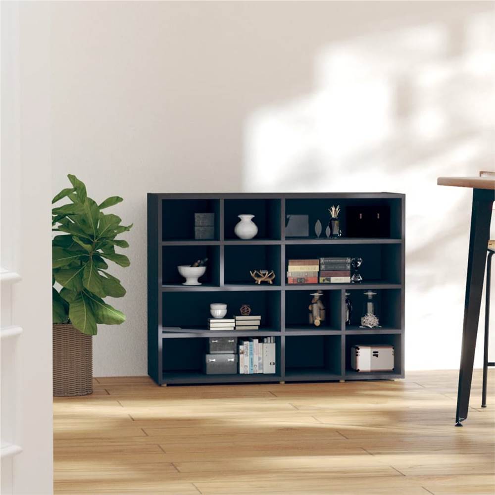 

Side Cabinet Grey 97x32x72 cm Chipboard