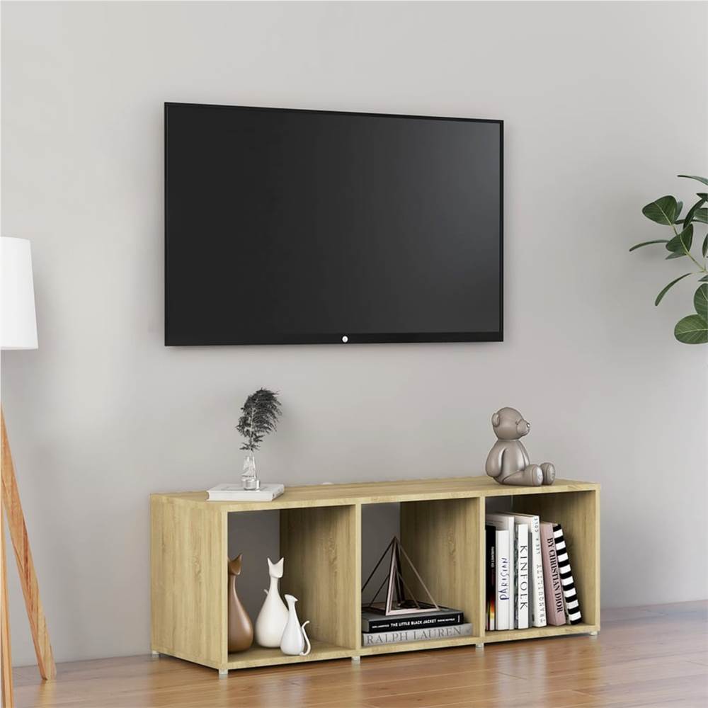 

TV Cabinet Sonoma Oak 107x35x37 cm Chipboard