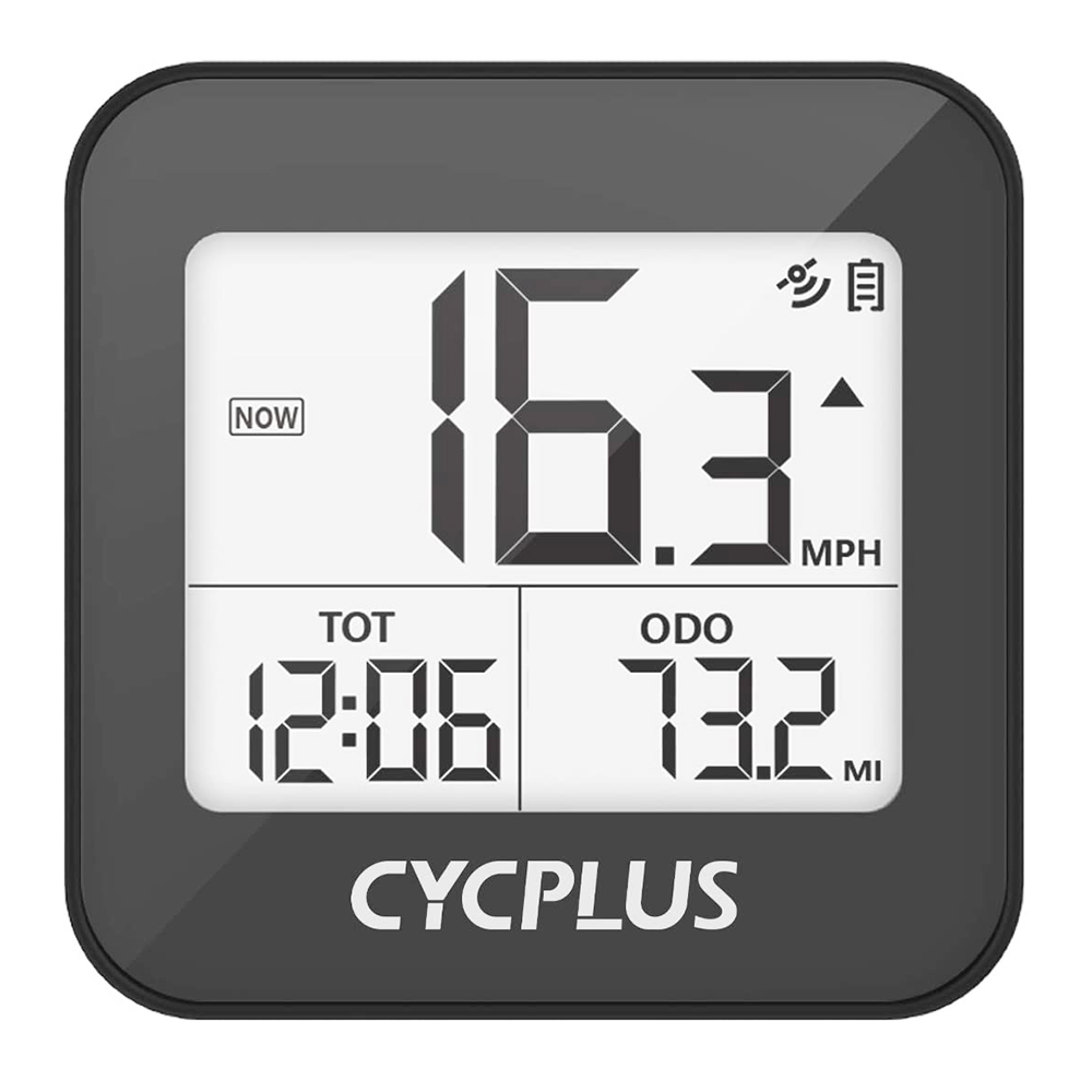 CYCPLUS G1 Mini GPS trådlös cykeldator Cykelhastighetsmätare och vägmätare Vattentät cykeldator