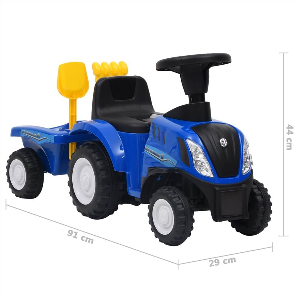 Kids Tractor New Holland Blue