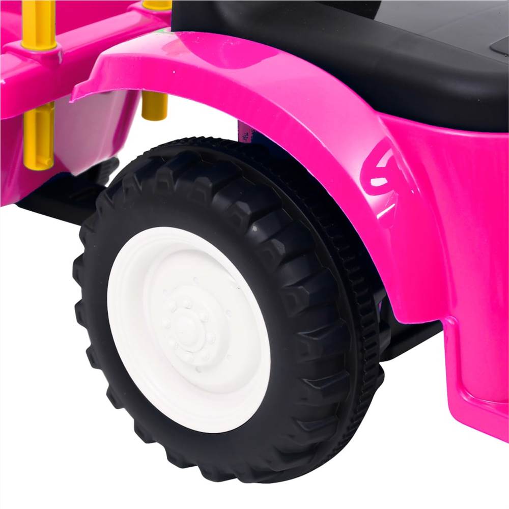 Kids Tractor New Holland Pink