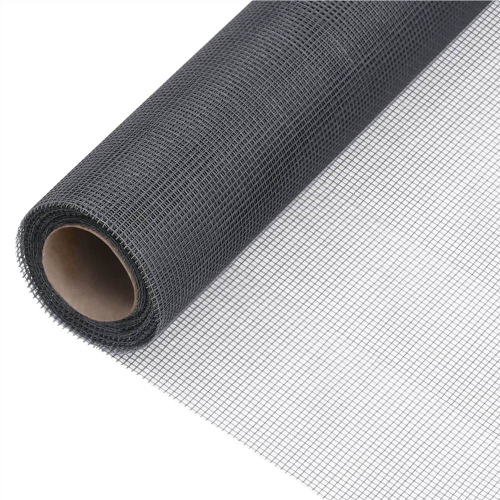 

Mesh Screen Fiberglass 112x2000 cm Grey