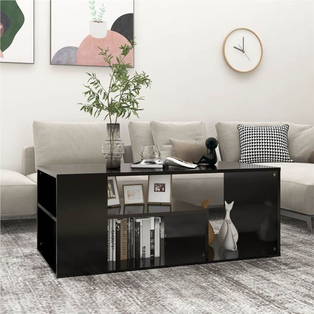 

Coffee Table Black 100x50x40 cm Chipboard
