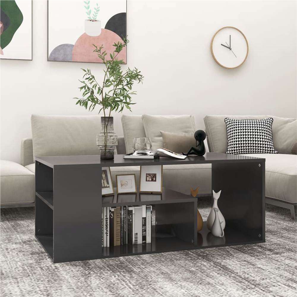 

Coffee Table Grey 100x50x40 cm Chipboard