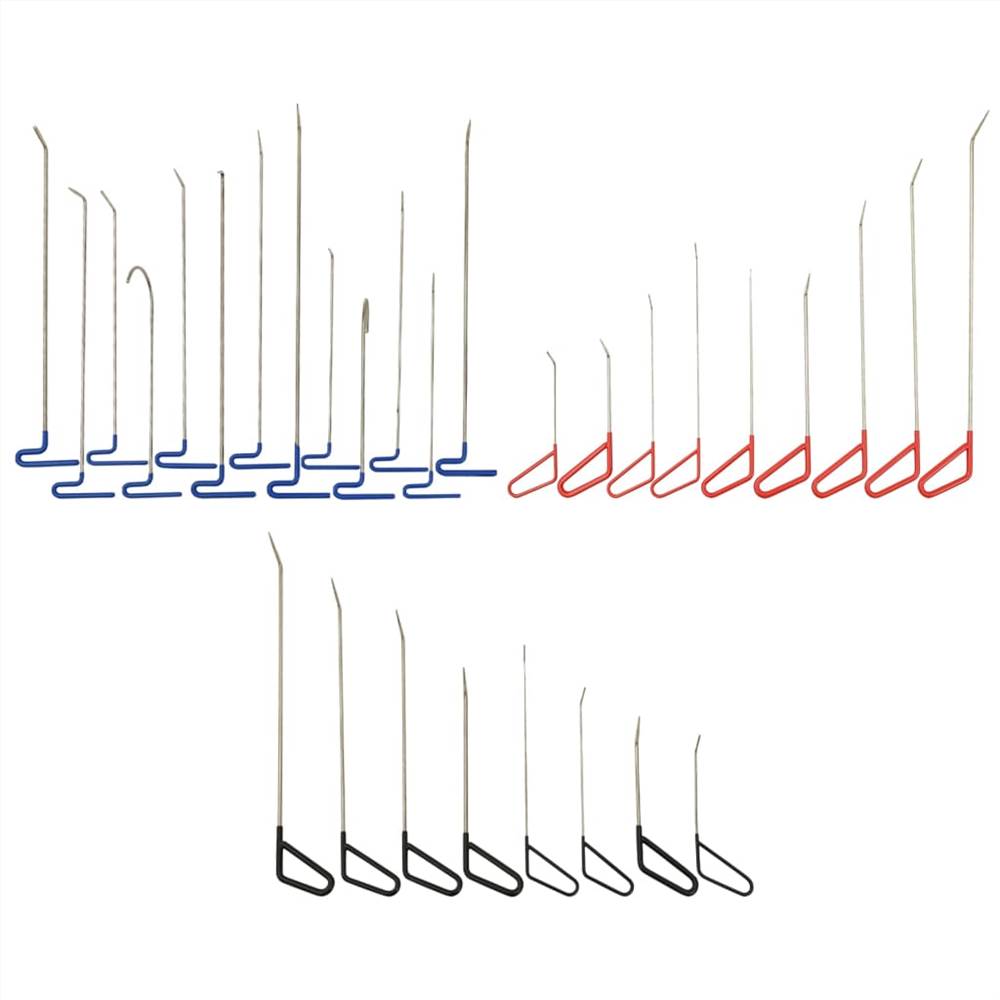 30 Piece Dent Repair Hook Rods Stainless Steel