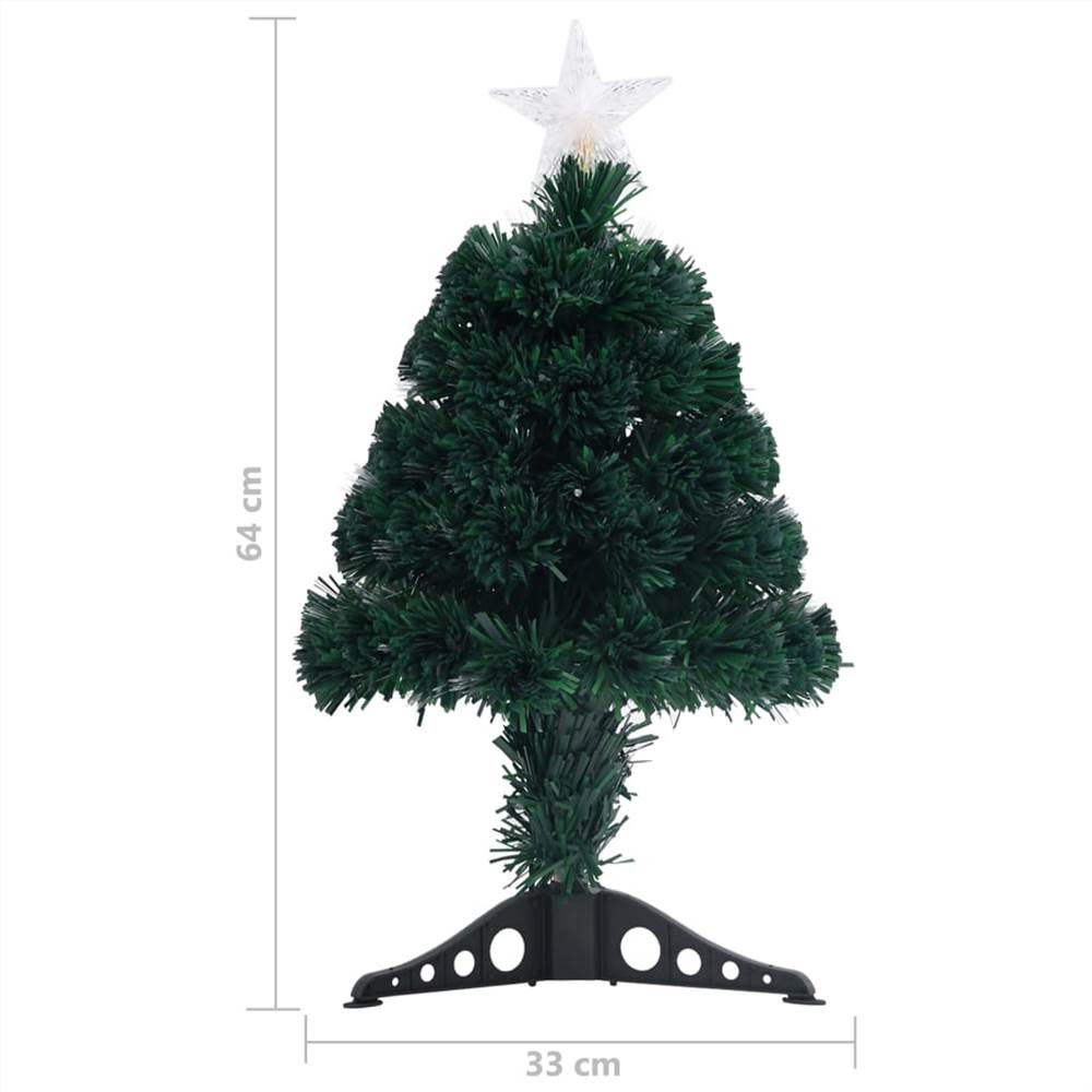 Artificial Christmas Tree with Stand/LED 64 cm Fibre Optic