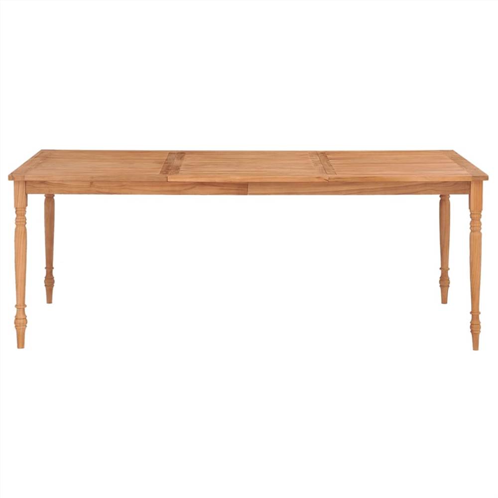 Batavia Table 200x100x75 cm Solid Teak Wood