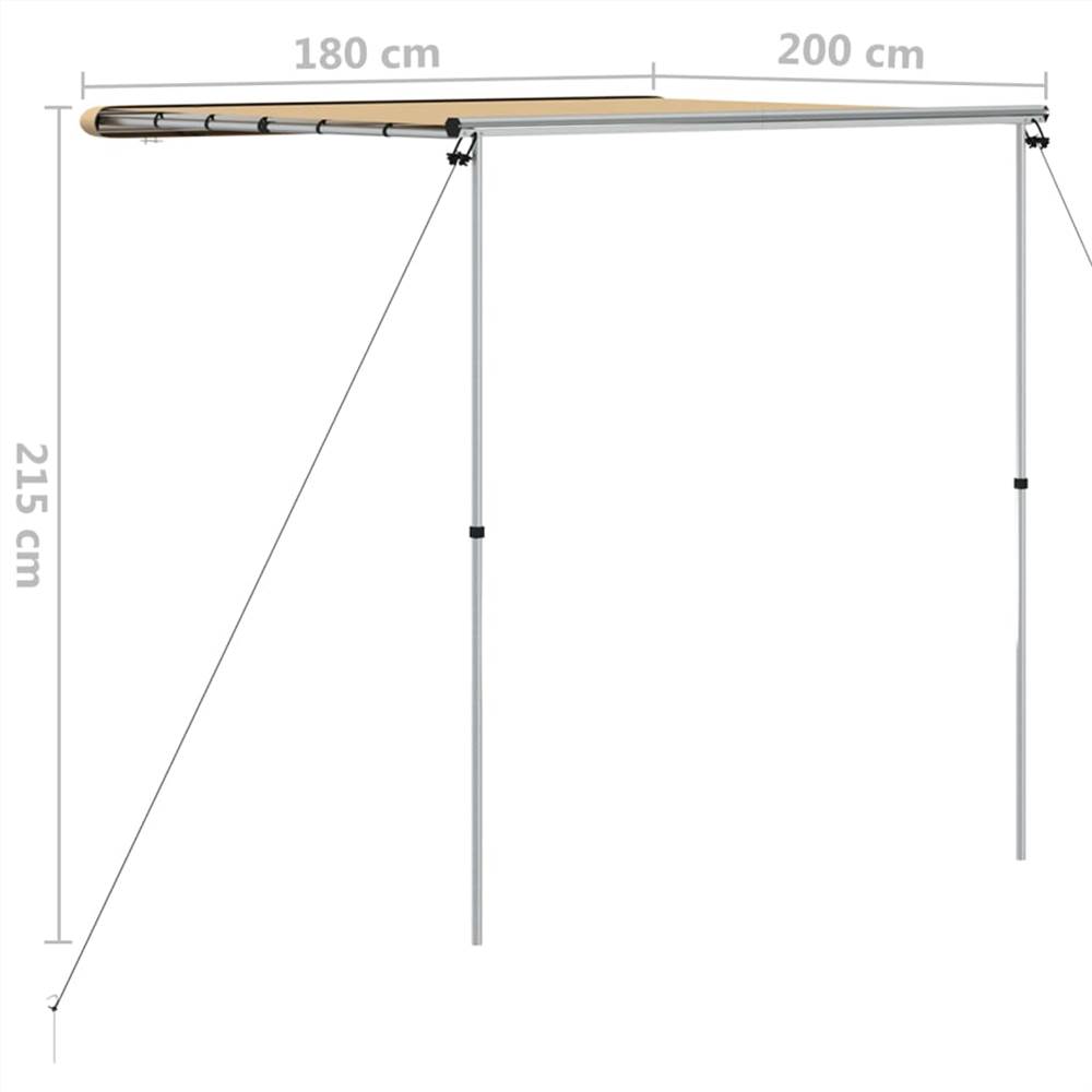 Camper & Caravan Awning 1.8x2x2.15 m Beige