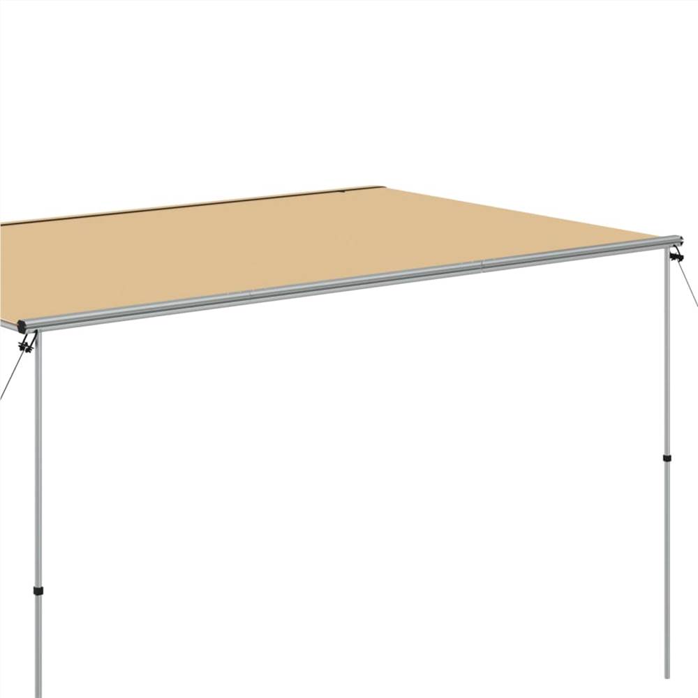 Camper & Caravan Awning 4x2.5x2.15 m Beige