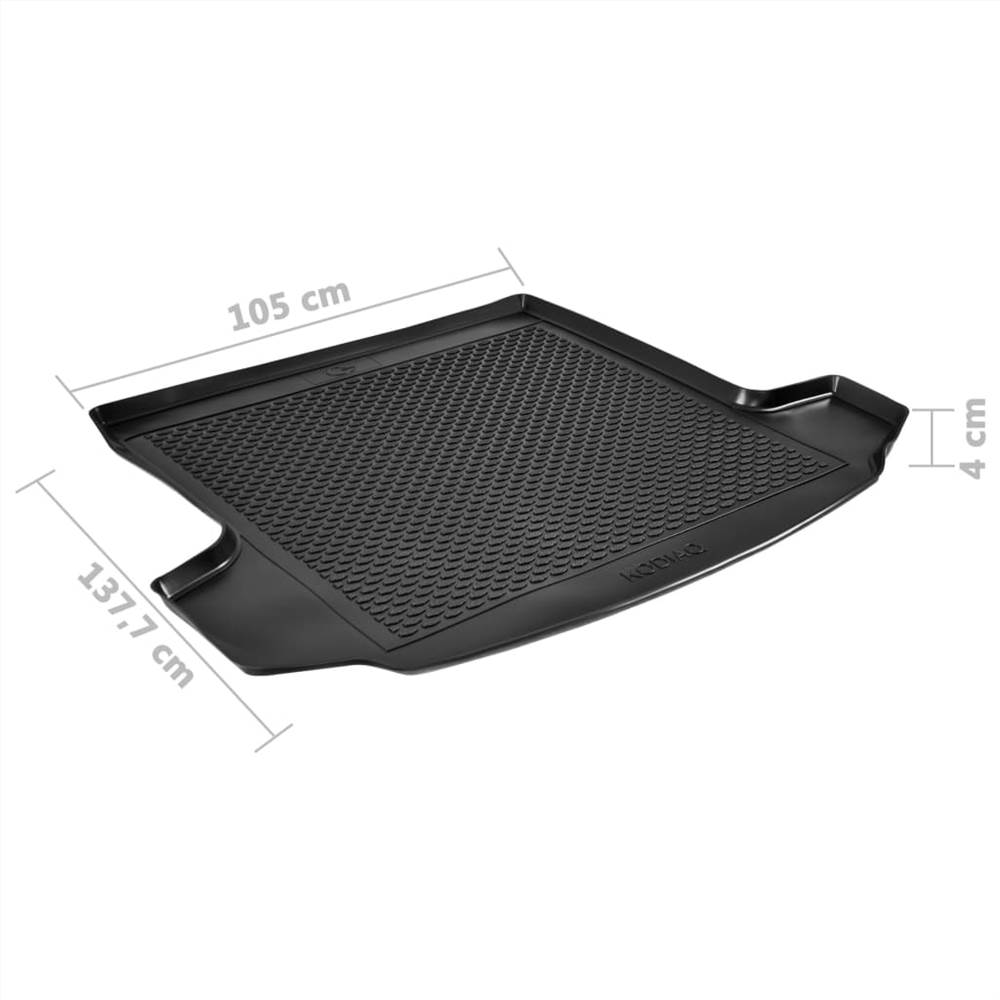 Car Boot Mat for Skoda Kodiaq (2017-) 7 Person Rubber
