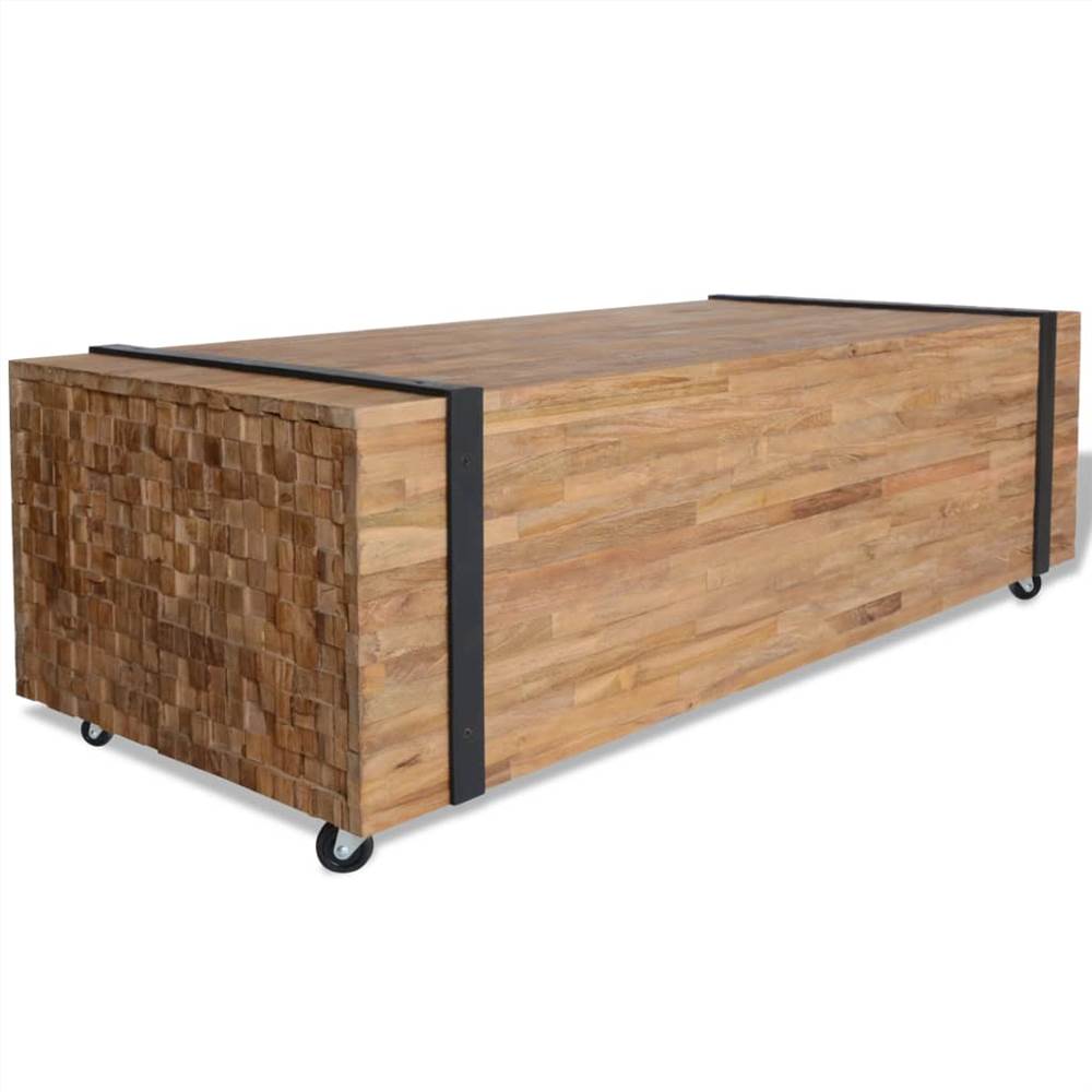 Coffee Table 110x45x38 cm Solid Teak Wood