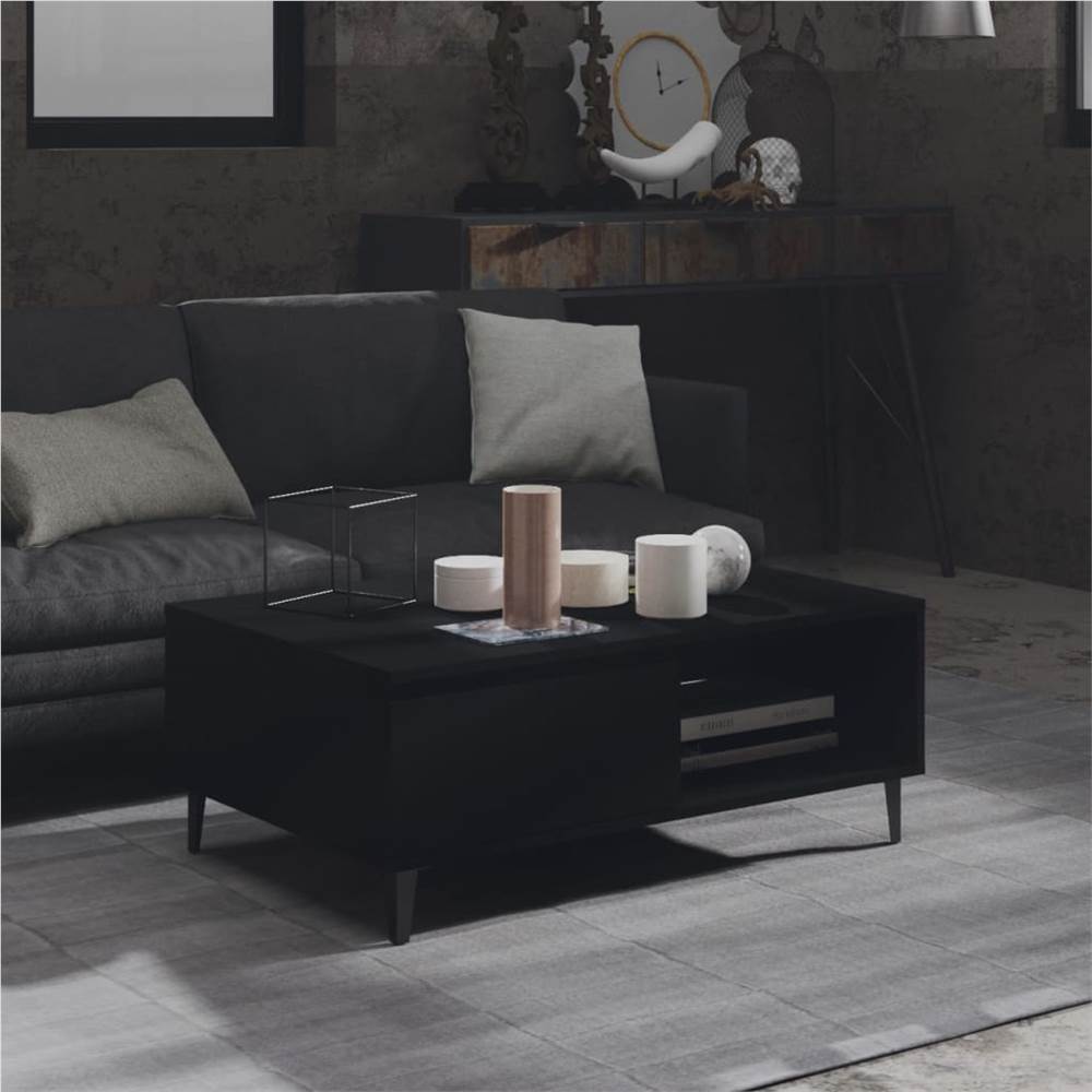 

Coffee Table Black 90x60x35 cm Chipboard
